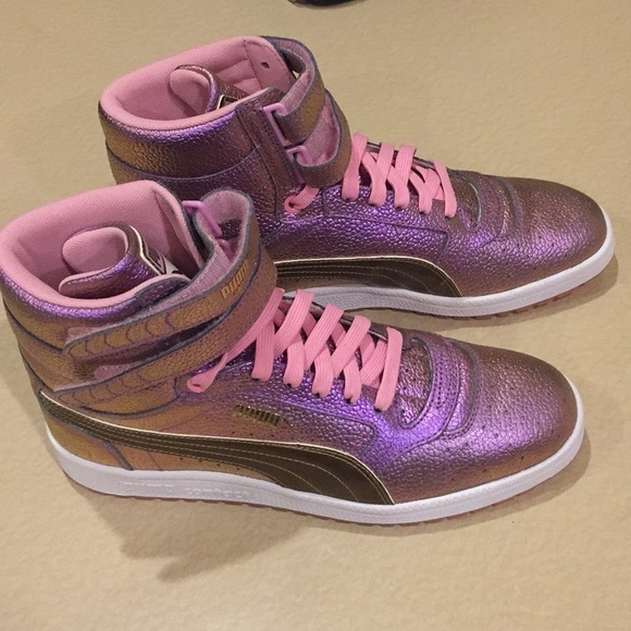 Final Drop Women's Puma Reset Hightop Sneakers - Picture 6 of 7